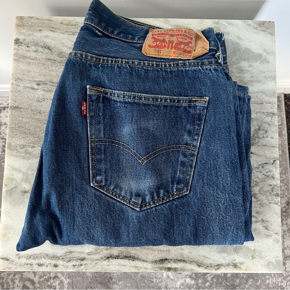 Levis Stauss Co. 501 jeans w34 L30 blue denim